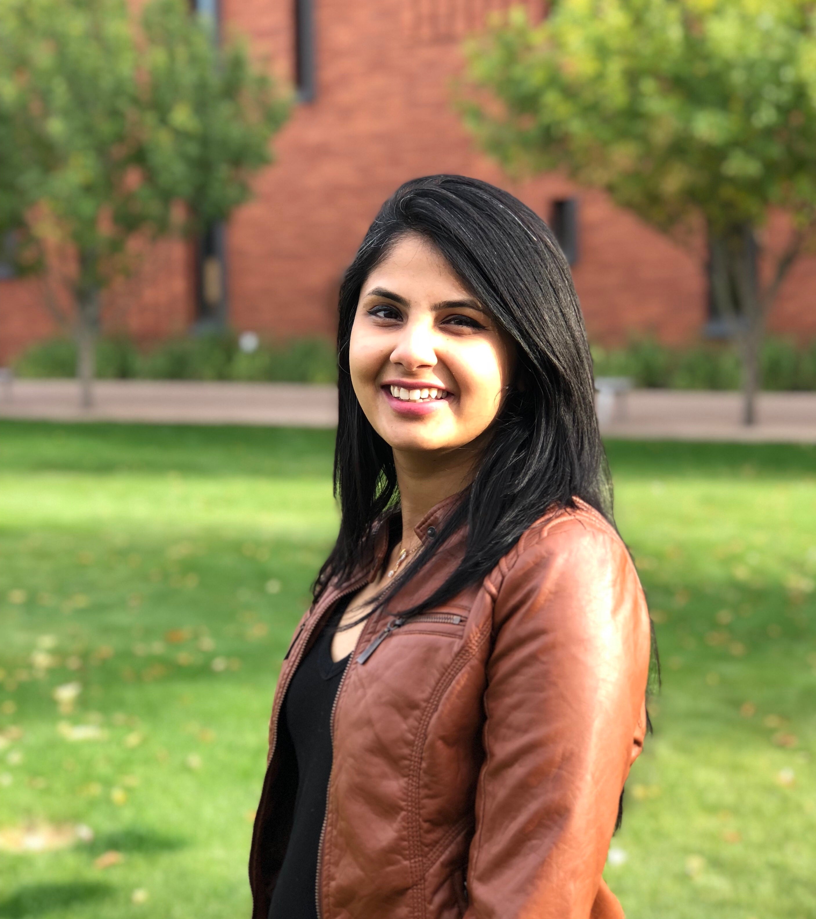 ASU grad Bhoomika Bhagchandani poses for a headshot 