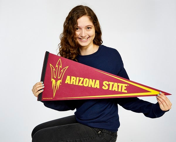  with an ASU pennant