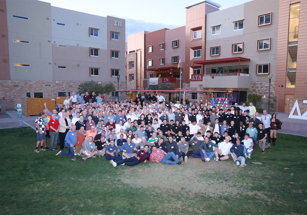 Sigma Nu fraternity celebrated its 70th anniversary at ASU with hundreds of alumni in attendance. 
